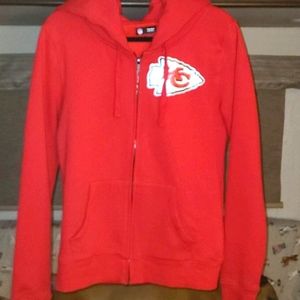 Kansas City Chiefs Zip-up Hoodie NFL Medium